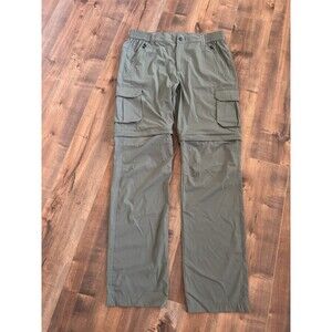 CMP Men’s Zip Off Hiking Trousers Pants Size 52 Gorpcore Green Camping US 42